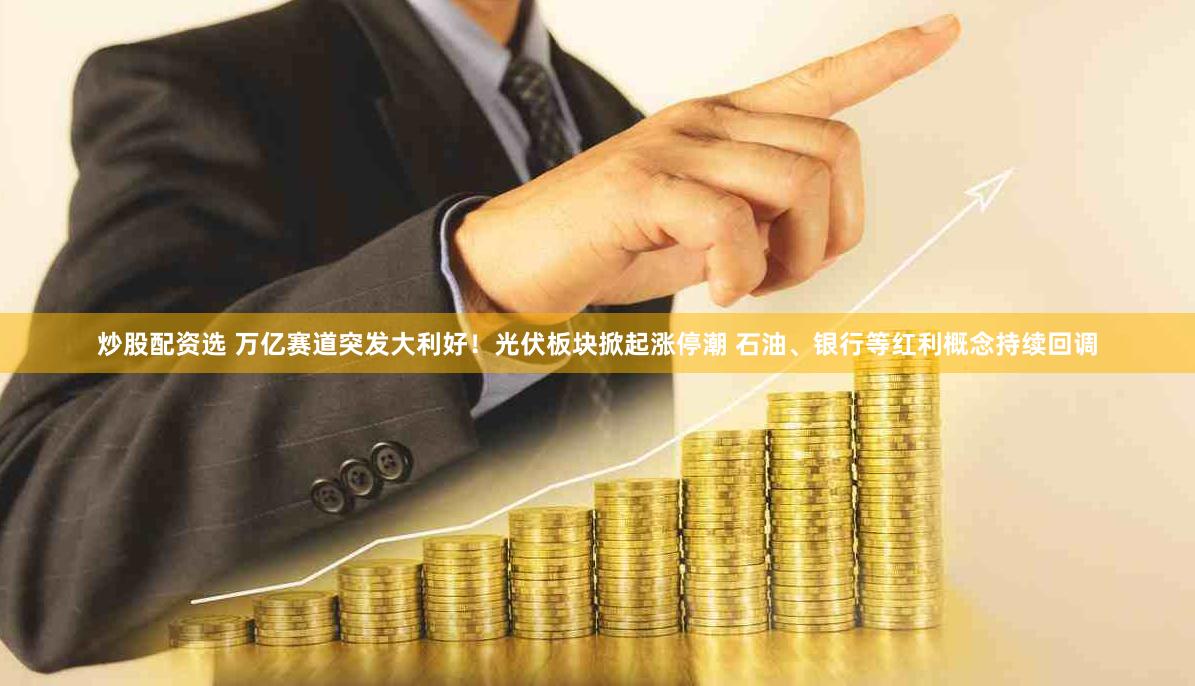 炒股配资选 万亿赛道突发大利好！光伏板块掀起涨停潮 石油、银行等红利概念持续回调