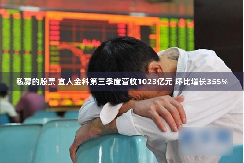 私募的股票 宜人金科第三季度营收1023亿元 环比增长355%